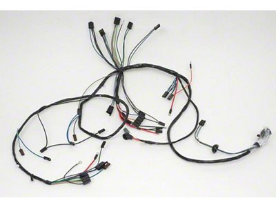 Camaro Front Lighting Wiring Harness, V8, Rally Sport RS ,For Cars With Warning Lights, 1967