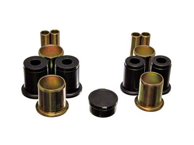 Front Lower Control Arm Bushings; 1-5/8-Inch OD; Black (73-81 Camaro)