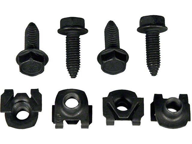 Shock Absorber Lower Mounting Hardware (Universal; Some Adaptation May Be Required)