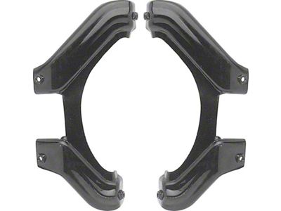 Front Nose Brackets; Driver and Passenger Side (70-73 Camaro RS)