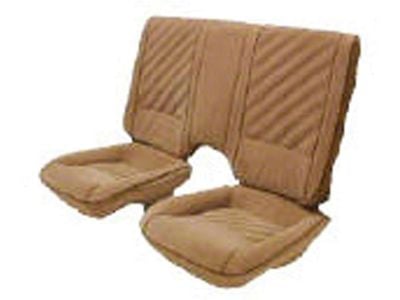 Camaro Front & Rear Seat Cover Set, For Cars With Deluxe Interior & Solid Rear Back, 1985-1987
