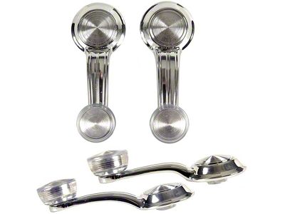 69 Front & Rear Window Crank Handles, Clear