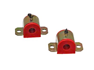 Front Sway Bar Bushings; 13/16-Inch; Red (67-69 Camaro)