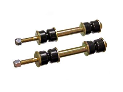 Front Sway Bar End Links; 2-5/8-Inch; Black (67-92 Camaro)