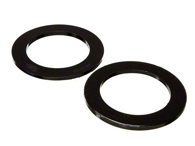 Front Upper Coil Spring Isolators; 0.275-Inch; Black (68-92 Camaro)