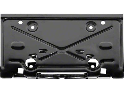 Fuel Filler Door/Rear License Plate Bracket; EDP Coated (70-77 Camaro)