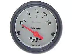 Auto Meter Phantom Series 2-1/16-Inch Fuel Level Gauge; 0 ohm Empty to 90 ohm Full