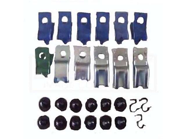 Camaro Fuel Line Clips, 3/8, Without Return, 1982-1992