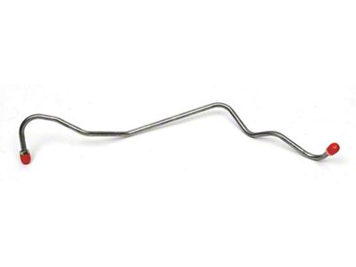 Camaro Fuel Line, Fuel Pump To Carburetor, Steel, 327 & 350ci 4-Barrel Carburetor, 5/16, 1967-1968