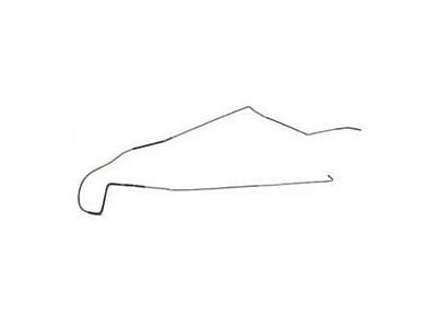 Camaro Fuel Line, Gas Tank To Fuel Pump, Stainless Steel, 5/16, 1967-1968
