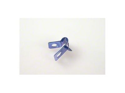 3/8-Inch Brake Line R-Clip; Blue (Universal; Some Adaptation May Be Required)