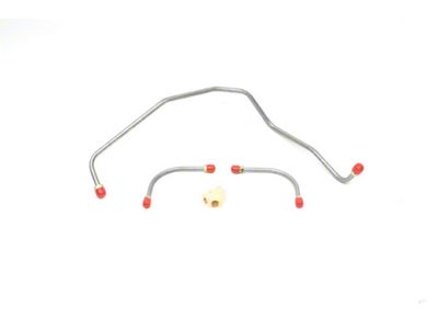 Camaro Fuel Line Set, Fuel Pump To Holley Carburetor, Steel, Z28, 3/8, 1969 (Z/28 Coupe)
