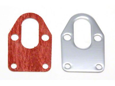 Fuel Pump Block Off Plate; Chrome (67-81 Small Block V8 Camaro)