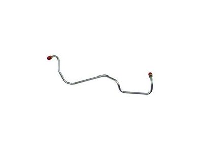 Camaro Fuel Pump To Carburetor Line With Quadrajet Carburetor, Z28, Stainless Steel, 1971-1978 (Z/28 Coupe)