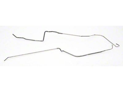 Camaro Fuel Pump To Gas Tank Line Set, 3/8, Stainless Steel, 1970-1974