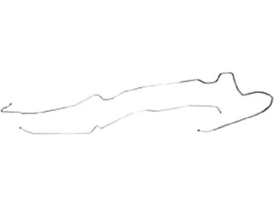 Camaro Fuel Return Line, Gas Tank To Fuel Pump, 1/4, Steel,1980-1981