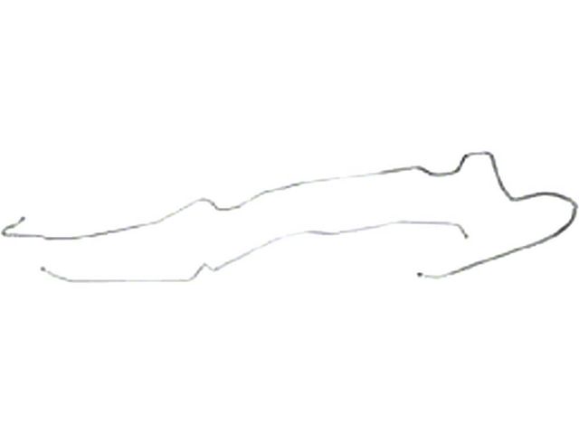 Camaro Fuel Return Line, Gas Tank To Fuel Pump, 1/4, Steel,1980-1981