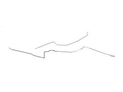 Pre-Bent 1/4-Inch Fuel Return Line; OE Steel (80-81 Camaro Z/28)
