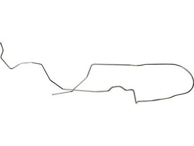 Camaro Fuel Return Line, Steel, Gas Tank To Fuel Pump, 1/4, 1970-1974