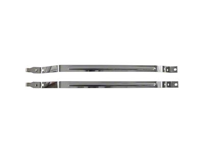 Fuel Tank Strap Set; Stainless (67-69 Camaro)