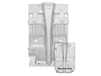 Full Floor Pan with 6-Inch Inner Wheelhouse Cut (68-69 Camaro)