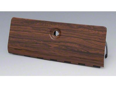 Camaro Glove Box Door, Woodgrain, 1969