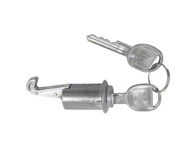 Glove Box Lock with Round Head Keys (67-68 Camaro)