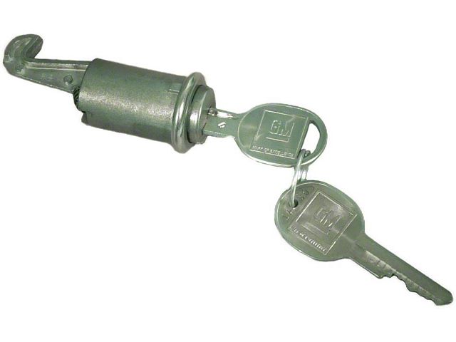 Camaro Glove Box Lock, With Late Style Keys, 1967-1968