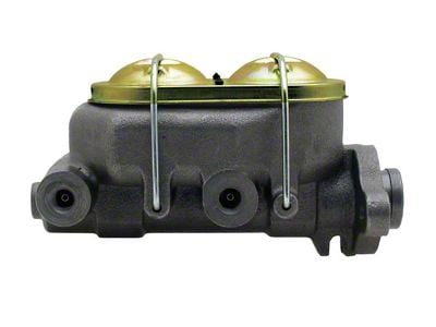 GM Corvette Style Master Cylinder with 1-1/8-Inch Bore; Cast Iron (67-69 Camaro)