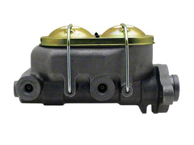 GM Corvette Style Master Cylinder with 1-Inch Bore and 3/8-Inch Ports; Cast Iron (67-69 Camaro)