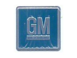 Camaro GM Mark Of Excellence Door Plate, 1967