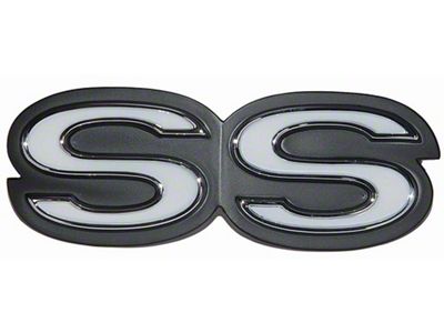 Camaro Grille Emblem, SS, For Cars With Rally Sport Grille,1968