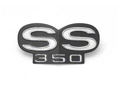 Camaro Grille Emblem, SS350, 1967
