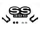 Camaro Grille Emblem, SS396, For Cars With Rally Sport RS Grille, 1969