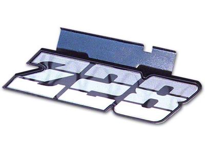Camaro Grille Emblem, Z28, Silver, 1980-1981 (Z/28 Coupe)