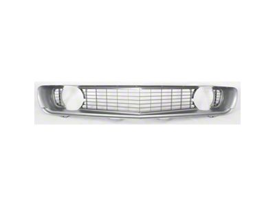 Grille with Molding; Argent Silver (1969 Camaro, Excluding RS)