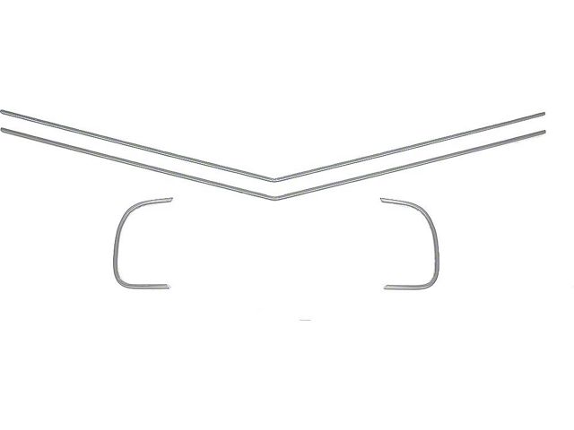 Camaro Grille Molding Set, Standard, 1969