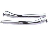 Header Moldings, Convertible Top, Polished Chrome (67-68 Camaro)