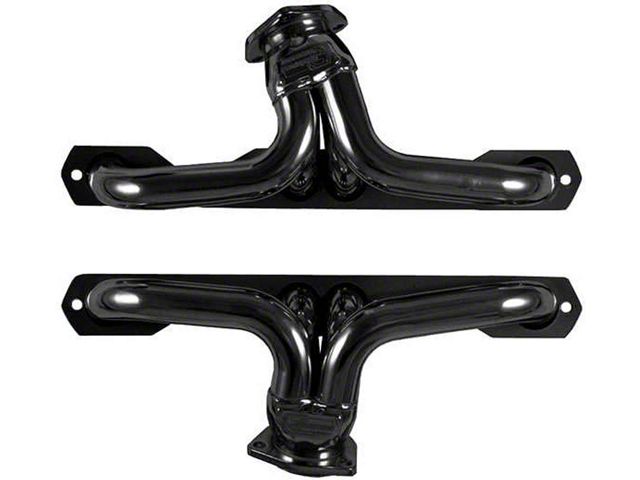 Camaro Headers, Plain Steel Small Block, Shorty,1970-1989