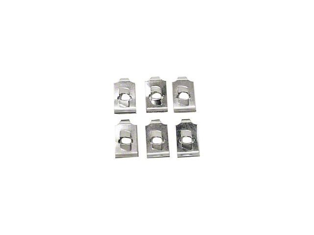 69 Headlamp Bezel u Nut Set