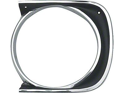 Headlight Bezel; Driver Side (1967 Camaro, Excluding RS)