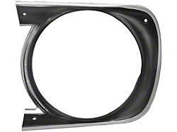 Headlight Bezel; Driver Side (1968 Camaro, Excluding RS)