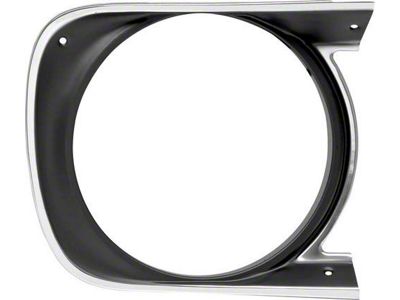 Headlight Bezel; Passenger Side (1968 Camaro, Excluding RS)