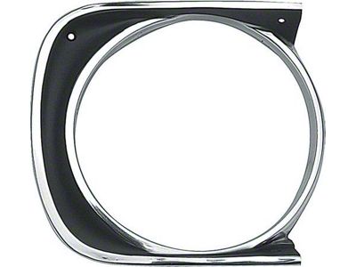 Headlight Bezel; Passenger Side (1967 Camaro, Excluding RS)