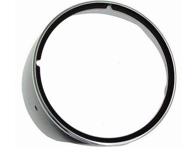 Camaro Headlight Bezel, With Chrome Ring, Right, 1969