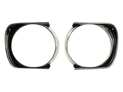 Camaro Headlight Bezels, All Except Rally Sport, 1967