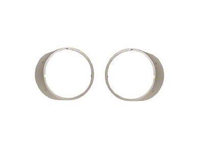 69 Headlamp Bezel-w/o Chrome, Pai