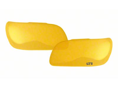 Headlight Covers; Transparent Yellow (88-92 Camaro RS)