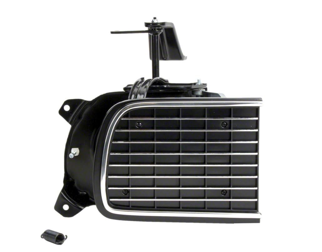 Ecklers Headlight Door Assembly,Left,w/Chrome Edged Door,RS,1968