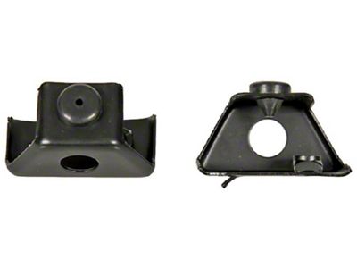 Headlight Door Stop Brackets,Radiator Support,RS,1968